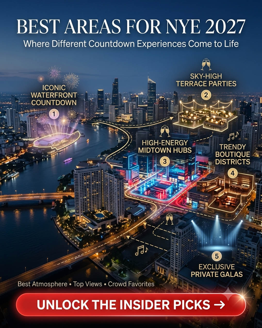 Where to Spend in New Years Eve 2027 in Miami Cruise Port Portmiami, USA
